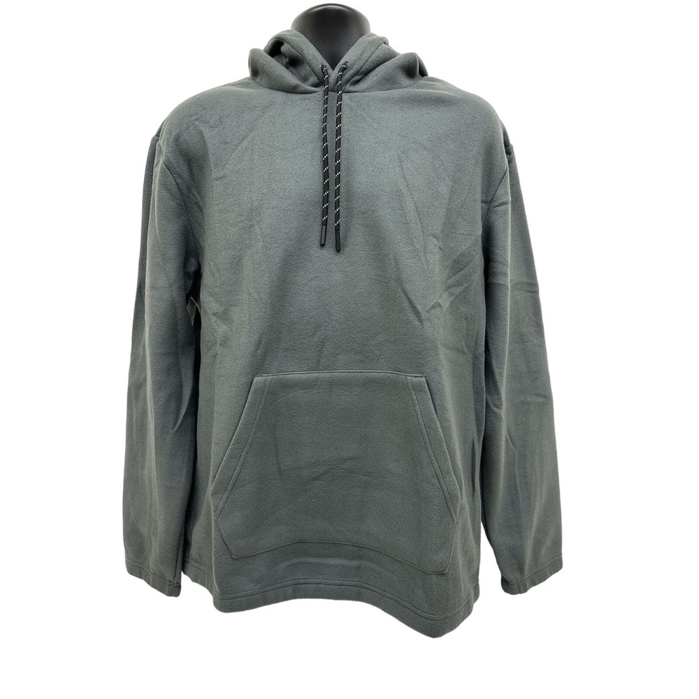 NWT Sz Medium Lazer Mens Polar Fleece Hoodie. Grey.